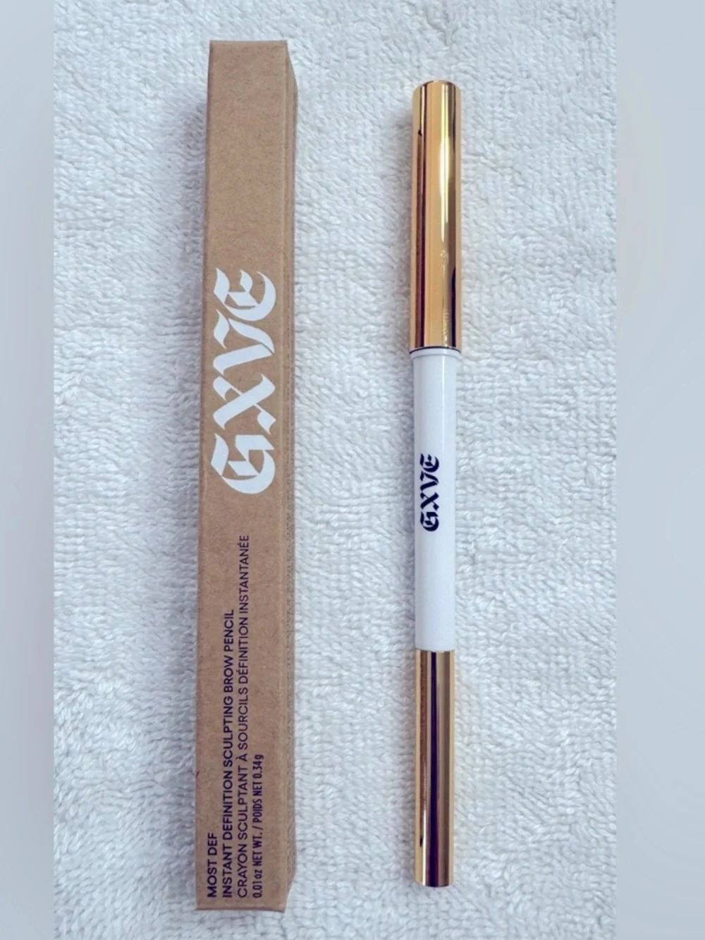 GXVE MOST DEF INSTANT DEFINITION SCULPTING EYEBROW PENCIL #3 0.34g BRAND NEW